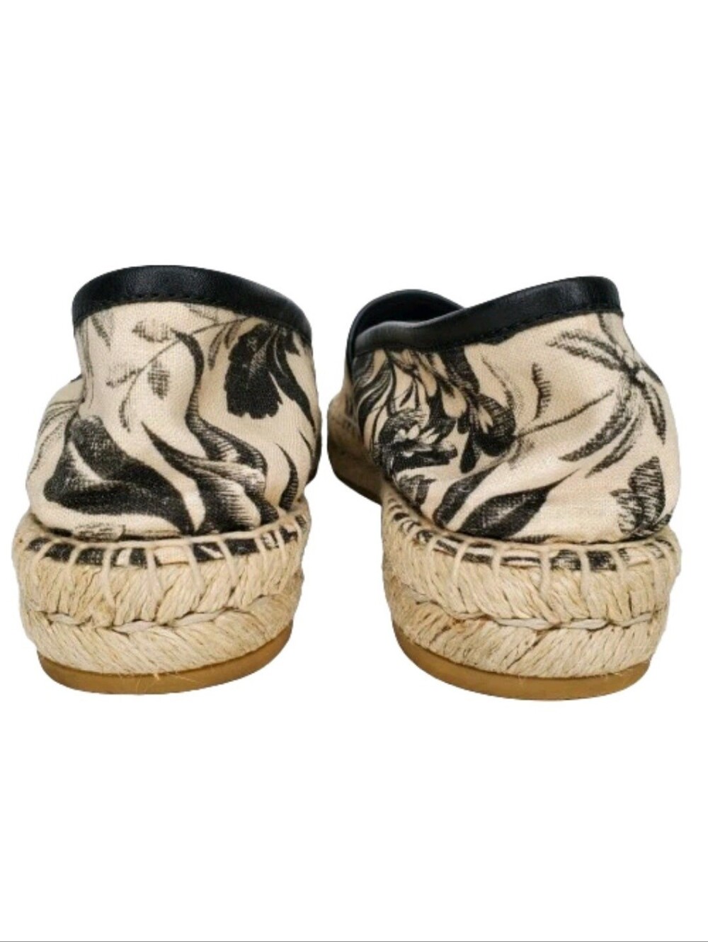 Gucci Floral Canvas Slip On Espadrille Flats - Picture 4 of 8